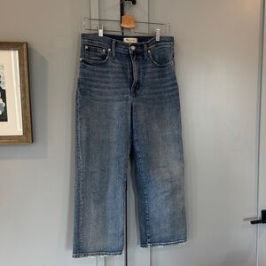 Madewell Women's Slim Wide Leg Crop Jeans